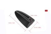 BMW M3 E90 E92 (Fits both Pre-LCI & LCI) 2007 2008 2009 2010 2011 2012 2013 with Aftermarket Parts - OE Style Antenna Trim Cover Carbon Fiber from Aero Republic